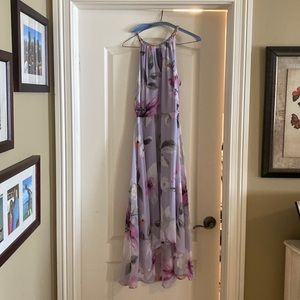 WHBM flowered midi dress